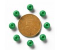 Koraliki ozdobne 8mm granatowe 10szt akrylowe