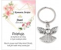 A13 Podziękowanie dla gości ANIOŁEK KOMUNIA PERSONALIZACJA PAMIĄTKA