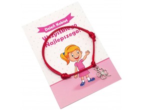 BRANSOLETKA KORALIKI SZKLANE NA PREZENT