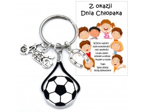 Brelok Zawieszka Piłka Prezent Dzień Chłopaka Podkowa