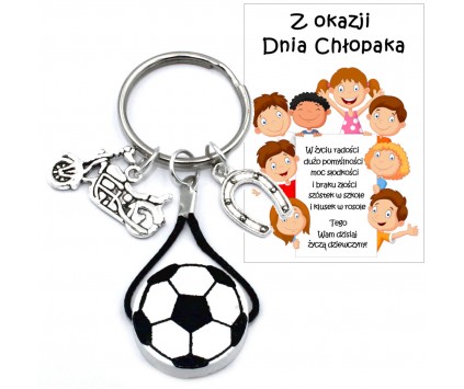 Brelok Zawieszka Piłka Prezent Dzień Chłopaka Podkowa
