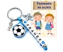 Brelok Zawieszka Imię Prezent Dzień Chłopaka Pasowanie na Ucznia