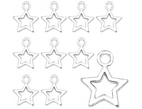 ZAWIESZKI CHARMS GWIAZDKI ZAWIESZKA GWIAZDA GWIAZDKA WISIOREK 12szt