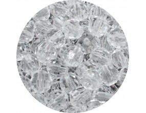 Koraliki ozdobne 8mm granatowe 10szt akrylowe