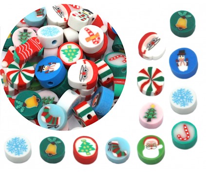 Koraliki ozdobne 8mm granatowe 10szt akrylowe