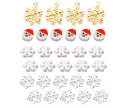 Koraliki ozdobne 8mm granatowe 10szt akrylowe