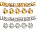PRZEKŁADKI Z CYRKONIAMI CRYSTAL 6mm CYRKONIE OZDOBY ŚWIĘTA 40szt MIX