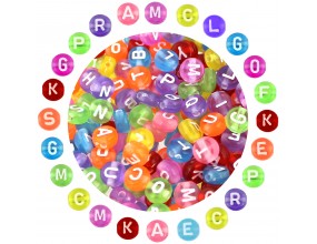 Koraliki ozdobne 8mm granatowe 10szt akrylowe