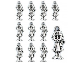 Koraliki ozdobne 8mm granatowe 10szt akrylowe