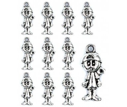 Koraliki ozdobne 8mm granatowe 10szt akrylowe