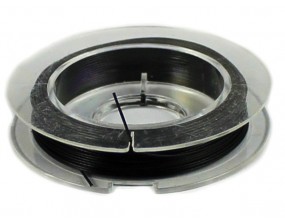 LINKA JUBILERSKA SZPULKA 10 Metrów czarna  0,45mm