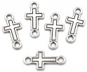 KRZYŻYKI ŁĄCZNIKI NA BRANSOLETKĘ KRZYŻE ŁĄCZNIK NA RÓŻANIEC mm 5szt