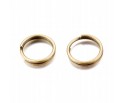 Ogniwka Ogniwa Kółeczka do Biżuterii Podwójne Sprężynki Złote Ant. 4-10mm