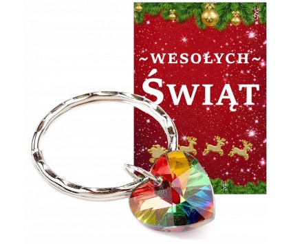 BRELOK BRELOCZEK SERCE SERDUSZKO ŚWIĘTA MIKOŁAJKI WIGILIA KLASOWA