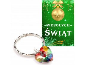 BRELOK BRELOCZEK SERCE SERDUSZKO ŚWIĘTA MIKOŁAJKI WIGILIA KLASOWA SZKOŁA