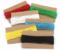 Sznurek Jubilerski Bawełniany Woskowany 1mm Zestaw 6x10m Mix Kolorów