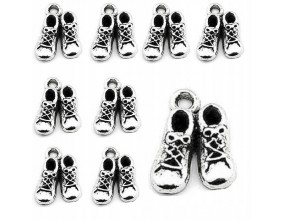 ZAWIESZKI CHARMS BUTY BUCIKI TRAMPKI ZAWIESZKA WISIOREK BRELOKA 14,5mm 12sz