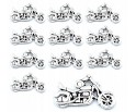 ZAWIESZKI CHARMS MOTOR MOTOCYKL ZAWIESZKA WISIOREK DO BRELOKA 17,5mm 12szt