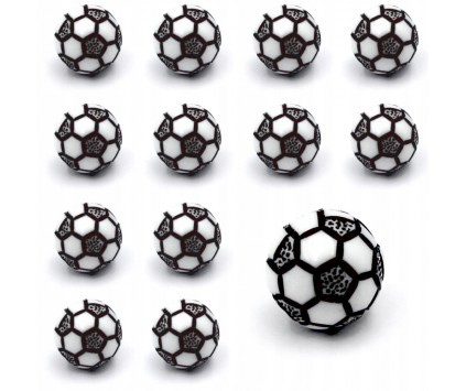 ZAWIESZKI AKRYLOWE PIŁKI PIŁKA KORLIK PRZEKŁADKA DO BRELOKA 18,5mm 12sz