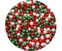 Koraliki Akrylowe Perły 4mm Okrągłe Kuleczki Świąteczne Ozdoby 200szt