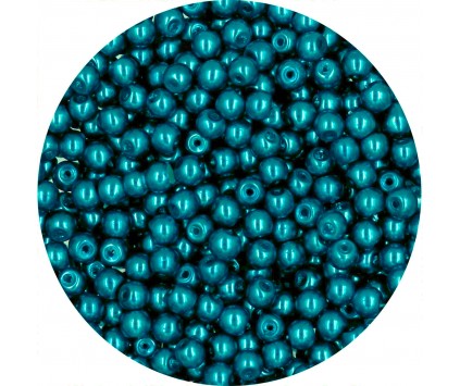 06 PERŁA PERŁY PEREŁKI SZKLANE 4mm 50szt