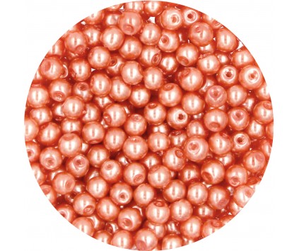 77 PERŁA PERŁY PEREŁKI SZKLANE 4mm 50szt