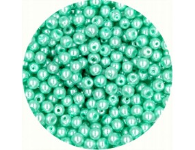 65 PERŁA PERŁY PEREŁKI SZKLANE 4mm 50szt