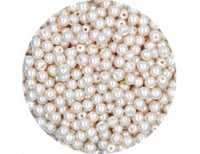 25 PERŁA PERŁY PEREŁKI SZKLANE 4mm 50szt