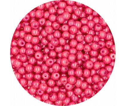 54 PERŁA PERŁY PEREŁKI SZKLANE 4mm 50szt