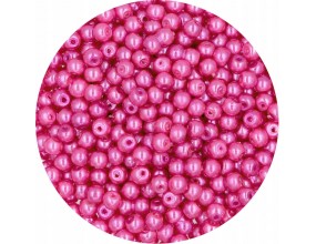 10 PERŁA PERŁY PEREŁKI SZKLANE 4mm 50szt