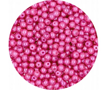 10 PERŁA PERŁY PEREŁKI SZKLANE 4mm 50szt