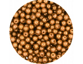 50 PERŁA PERŁY PEREŁKI SZKLANE 4mm 50szt