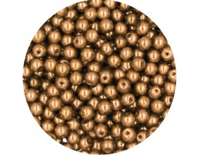 11 PERŁA PERŁY PEREŁKI SZKLANE 4mm 50szt