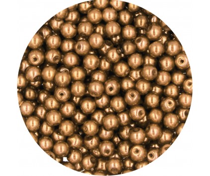 11 PERŁA PERŁY PEREŁKI SZKLANE 4mm 50szt