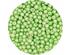 07 PERŁA PERŁY PEREŁKI SZKLANE 4mm 50szt