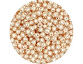 41 PERŁA PERŁY PEREŁKI SZKLANE 4mm 50szt