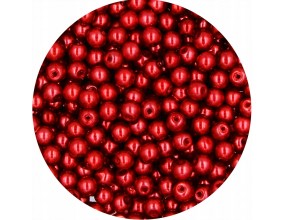 55 PERŁA PERŁY PEREŁKI SZKLANE 4mm 50szt