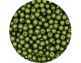 49 PERŁA PERŁY PEREŁKI SZKLANE 4mm 50szt