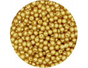 08 PERŁA PERŁY PEREŁKI SZKLANE 4mm 50szt