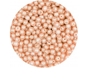 05 PERŁA PERŁY PEREŁKI SZKLANE 4mm 50szt