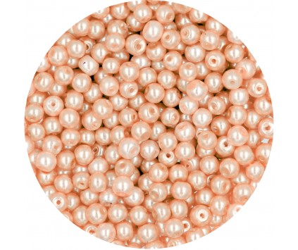 05 PERŁA PERŁY PEREŁKI SZKLANE 4mm 50szt