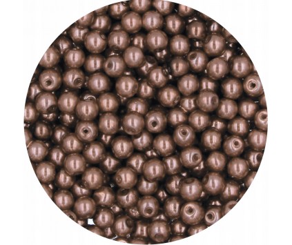 58 PERŁA PERŁY PEREŁKI SZKLANE 4mm 50szt