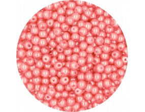 53 PERŁA PERŁY PEREŁKI SZKLANE 4mm 50szt