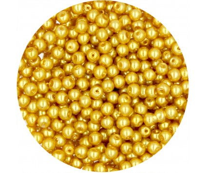 67 PERŁA PERŁY PEREŁKI SZKLANE 4mm 50szt