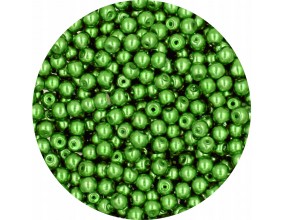 13 PERŁA PERŁY PEREŁKI SZKLANE 4mm 50szt