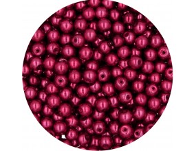 39 PERŁA PERŁY PEREŁKI SZKLANE 4mm 50szt