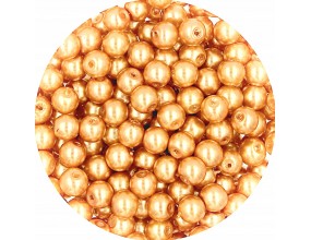 18 PERŁA PERŁY PEREŁKI SZKLANE 6mm 30szt