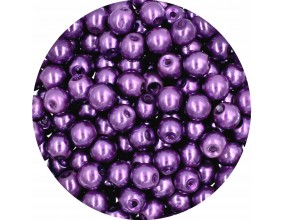 37 PERŁA PERŁY PEREŁKI SZKLANE 6mm 30szt