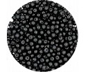PERŁA PERŁY PEREŁKI SZKLANE 4mm 50szt czarne