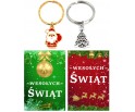 PACZKA ŚWIĄTECZNA NA MIKOŁAJKI ŚWIĘTA PREZENT DŁUGOPIS BRELOCZKI NAKLEJKI